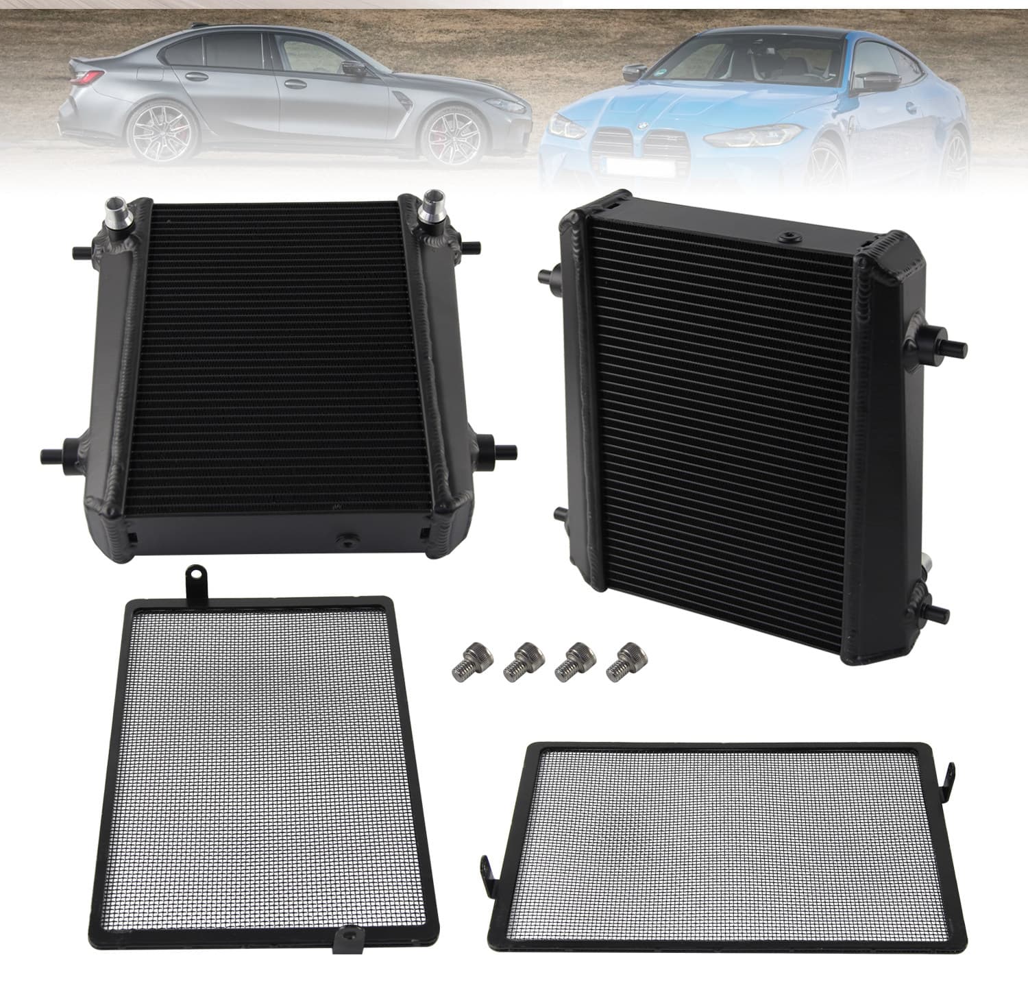 S58 Engine G8x M2 G87; M3 G80; M3 G81; M4 G82 G83 Radiator Water Tank - 6