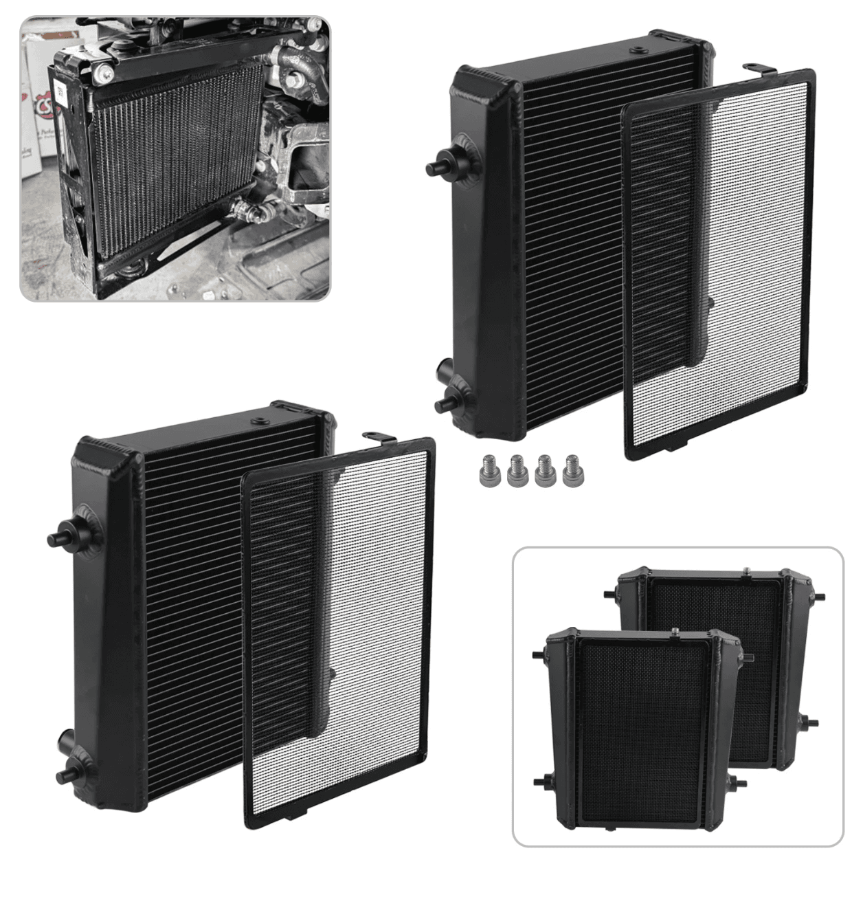 S58 Engine G8x M2 G87; M3 G80; M3 G81; M4 G82 G83 Radiator Water Tank - 10