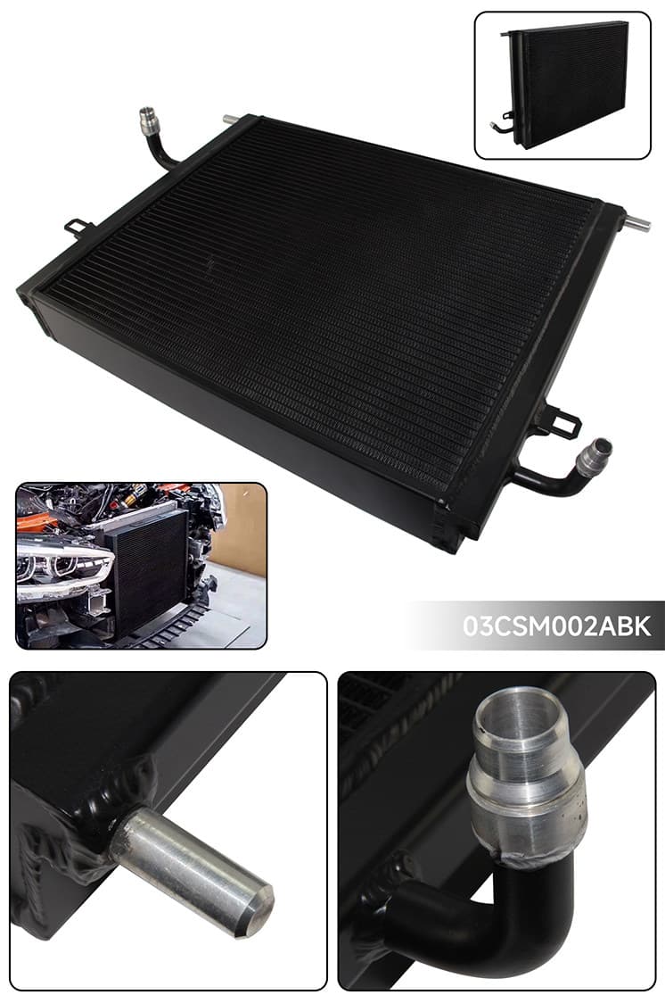 BMW B48B58 F Series Chassis 1/2/3/4 Series Large Water Tank Cooling Radiator - 6