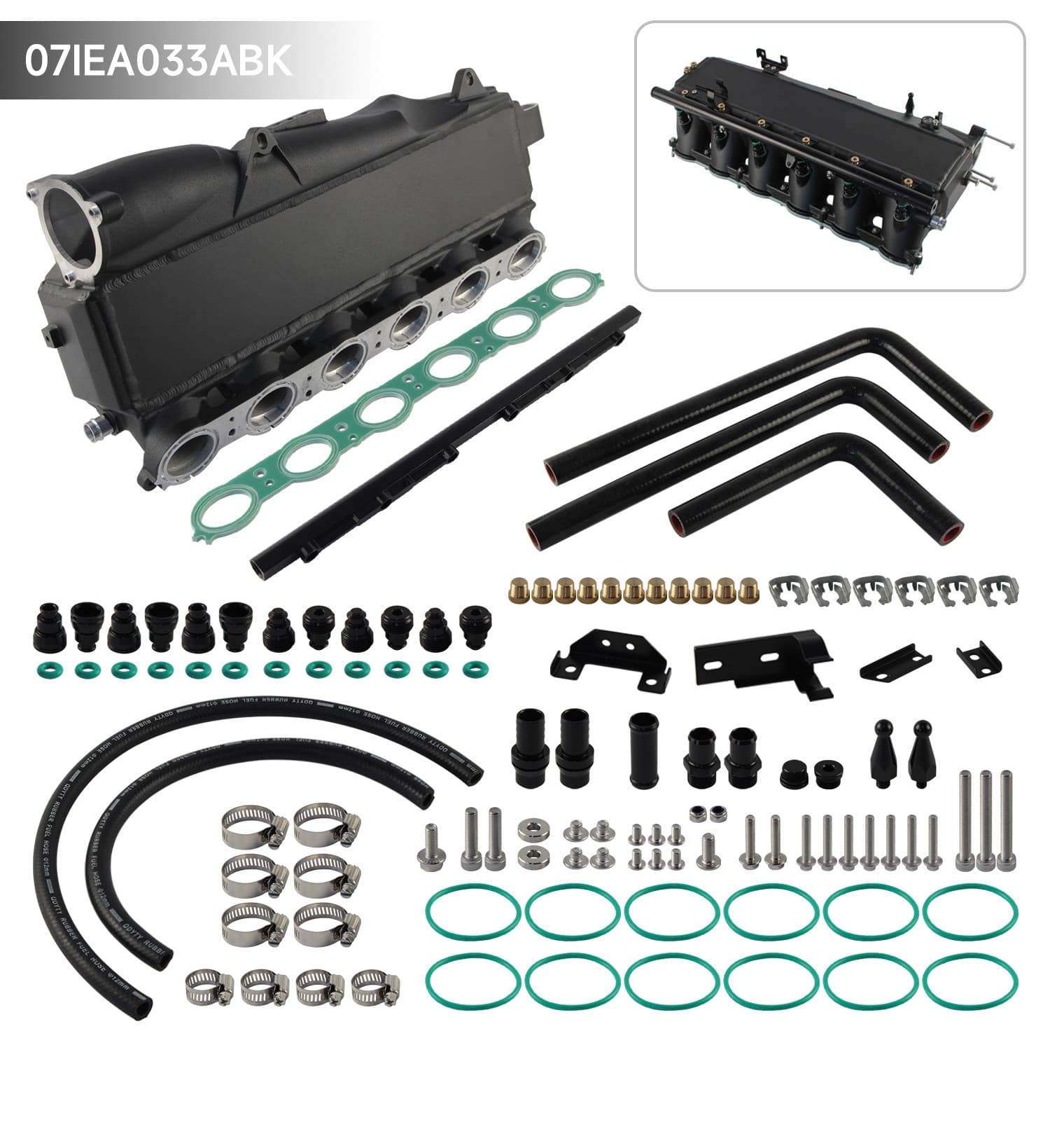 B58Gen2 High Performance Enlarged Cooling Radiator Manifold - 6