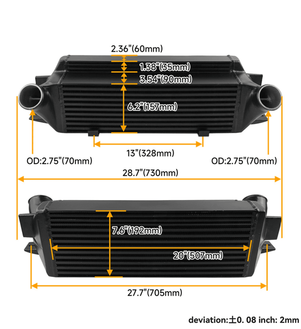 BMWG20G21G22G23G28Z4B48B20散热器加大中冷器 - 3