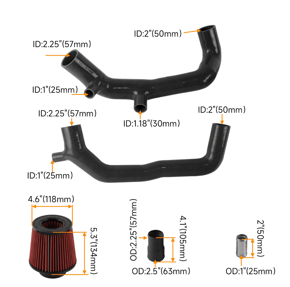 N54 E90 E91 E92 E93 E82 E88 E89 E60 E61 Turbine intake pipe - 3